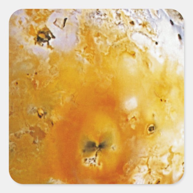 Adesivo Quadrado Jupiter's Moon Io (Frente)