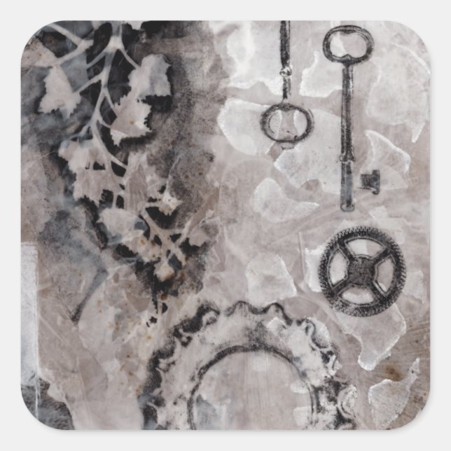 Adesivo Quadrado justaposição II (Frente)