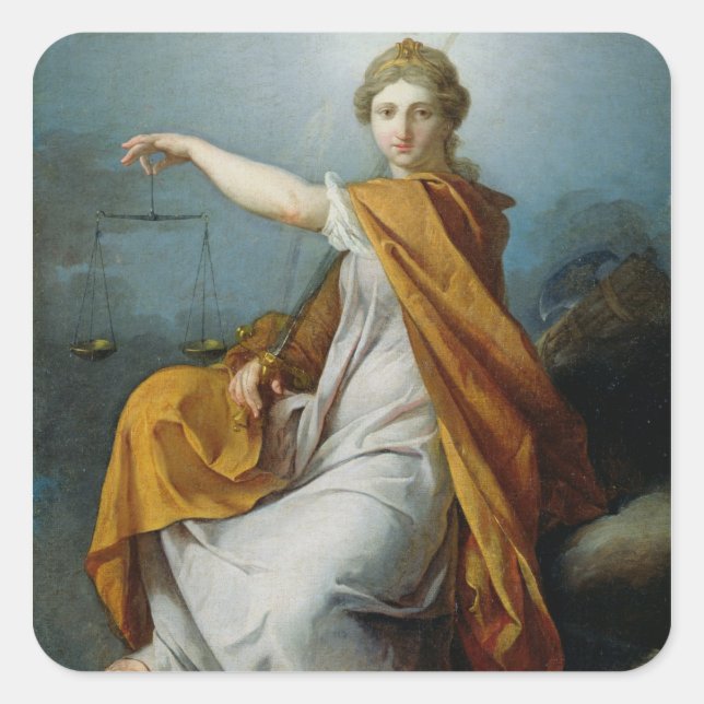 Adesivo Quadrado Justiça (Frente)