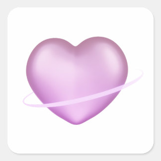 Adesivo Quadrado K-Pop 3D Heart