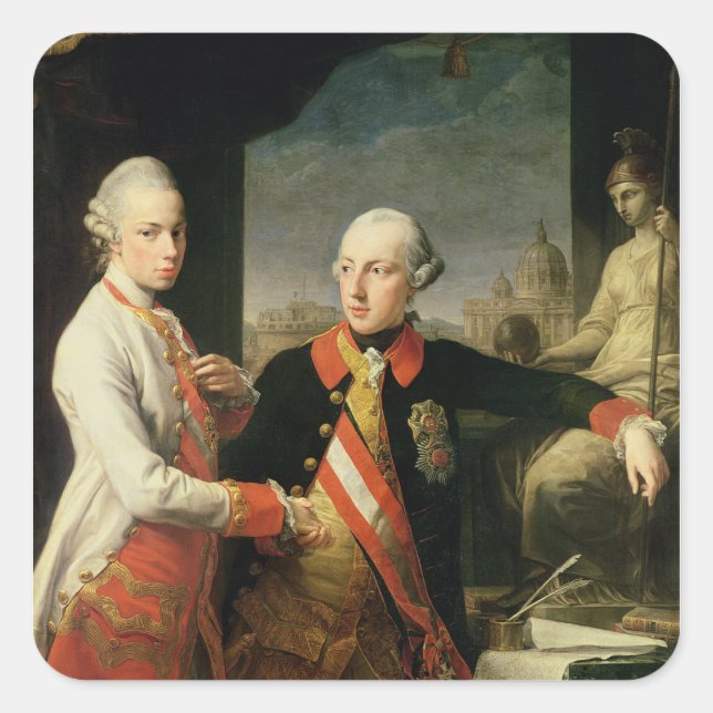 Adesivo Quadrado Kaiser Joseph II (Frente)