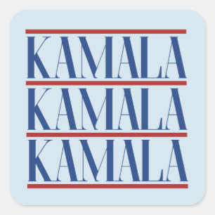 Adesivo Quadrado Kamala 2024 Votação Kamala Harris 2024 Eleições