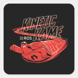 Adesivo Quadrado Kame Cinético do ROS