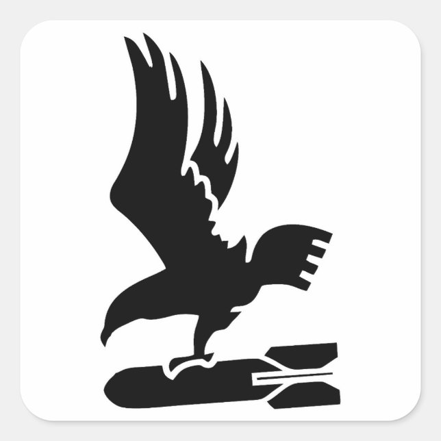 Adesivo Quadrado Kampfgeschwader 2 (1/KG 2) (Frente)