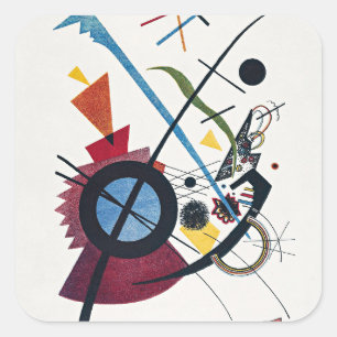 Adesivo Quadrado Kandinsky - Violet,