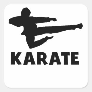 Adesivo Quadrado Karaté