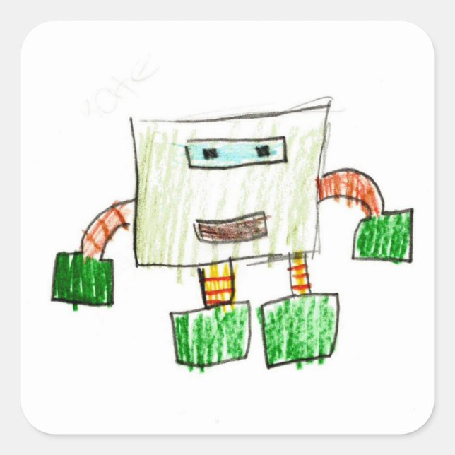 Adesivo Quadrado Kate: Sticker Quadrado (Frente)