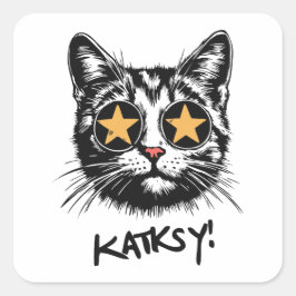 Adesivo Quadrado Katksy