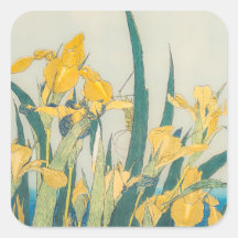 Katsushika Hokusai - Gafanhoto e Iris