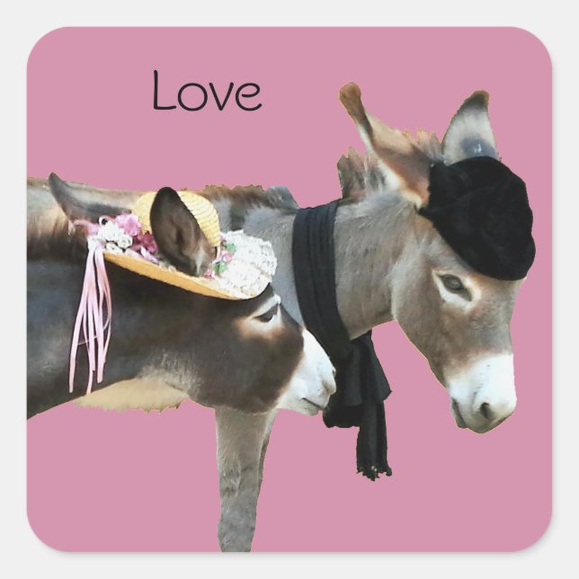 Adesivo Quadrado Katy & Stuart (Frente)