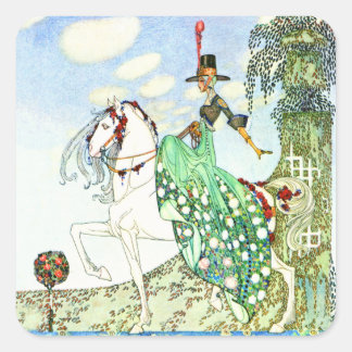 Adesivo Quadrado Kay Nielsen's Fairy Tale Princess Minotte