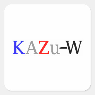 Adesivo Quadrado KAZu-W