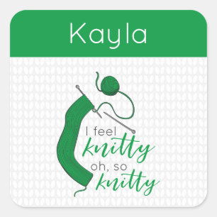 Adesivo Quadrado Kelly Green, Sinto-Me Bela, Tão Bela