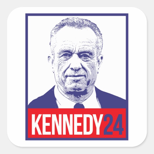 ADESIVO QUADRADO KENNEDY 24 (Frente)