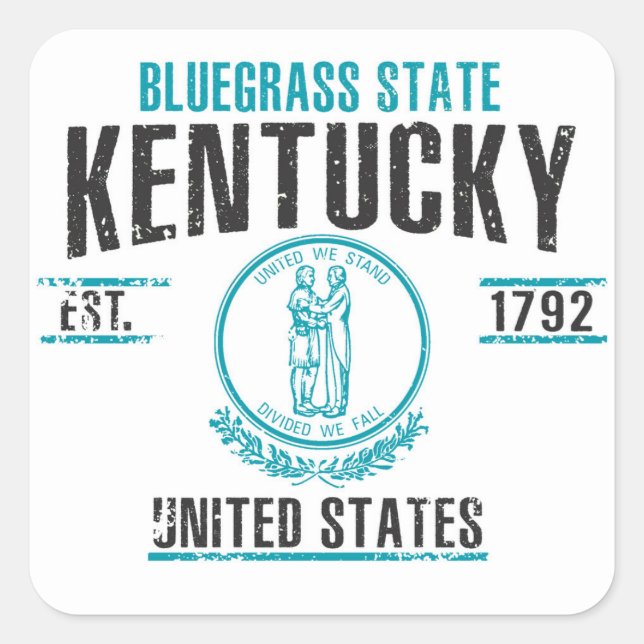 Adesivo Quadrado Kentucky (Frente)