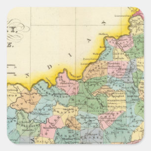 Adesivo Quadrado Kentucky, Tennessee 4