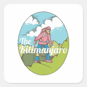 Adesivo Quadrado Kilimanjaro