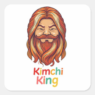 Adesivo Quadrado Kimchi King