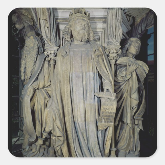 Adesivo Quadrado King David, Moisés e Jeremiah (Frente)