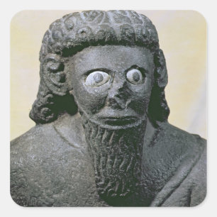 Adesivo Quadrado King Hadad, do Palácio de Tell-Halaf, Síria