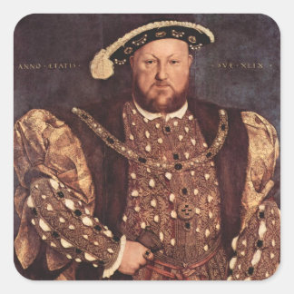 Adesivo Quadrado King Henry VIII Stickers