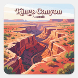 Adesivo Quadrado Kings Canyon Watarrka Austrália
