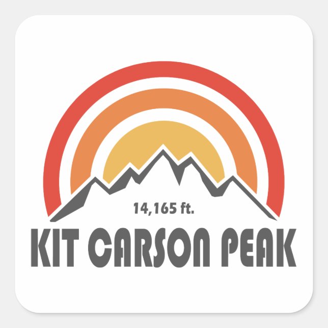 Adesivo Quadrado Kit Carson Peak (Frente)