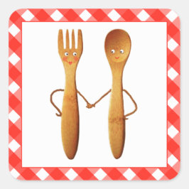 Adesivo Quadrado Kitchen Bridal Shower