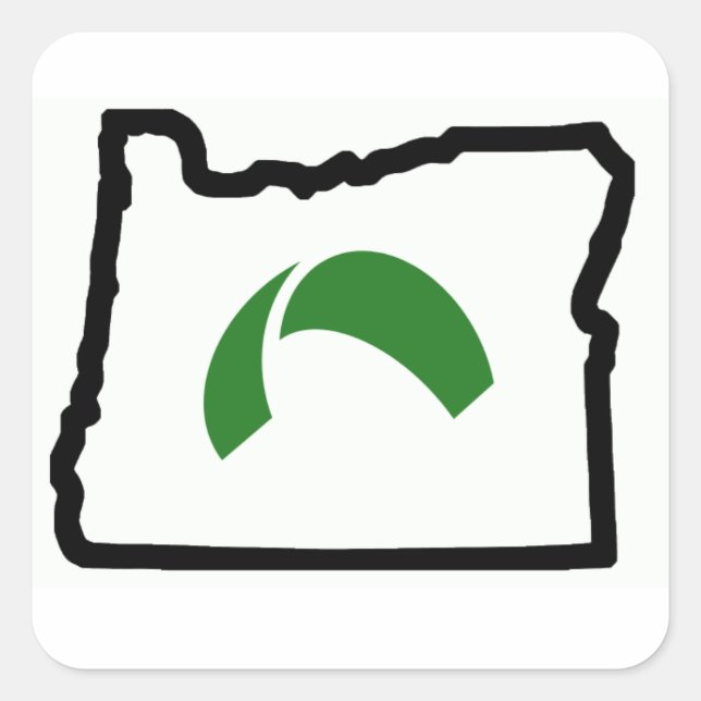 Adesivo Quadrado Kite Oregon Sticker (Frente)
