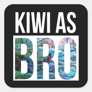 ADESIVO QUADRADO KIWI COMO BRO A GANHAR PAUA