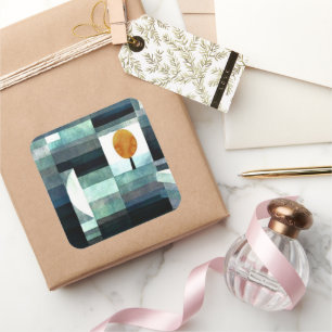 Adesivo Quadrado Klee - O Mensageiro do outono