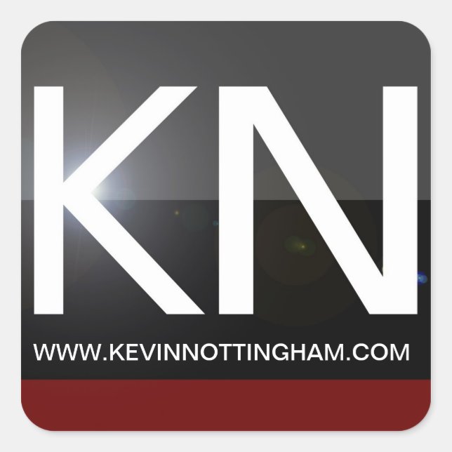 Adesivo Quadrado KN Stickers (Frente)