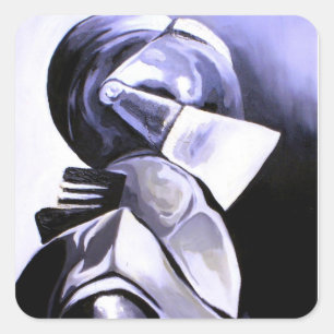 Adesivo Quadrado Knight Sticker