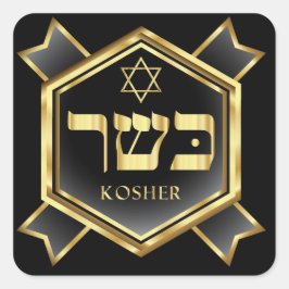 Adesivo Quadrado Kosher Kitchen Sticker - SRF