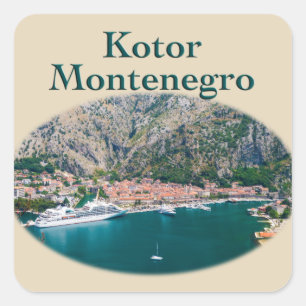 Adesivo Quadrado Kotor, Montenegro: Formando Stari