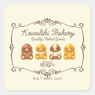 Adesivo Quadrado Kowalski Bakery - Bebê Nifflers