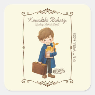 Adesivo Quadrado Kowalski Bakery - Newt Scamander