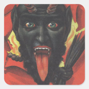 Adesivo Quadrado Krampus