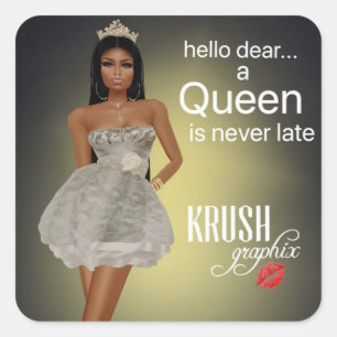 Adesivo Quadrado Krush Graphix, por Ahsek Novel Stickers 17