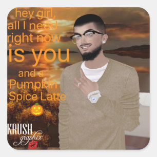 Adesivo Quadrado Krush Graphix, por Ahsek Novel Stickers 23