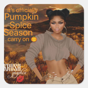 Adesivo Quadrado Krush Graphix, por Ahsek Novel Stickers 24