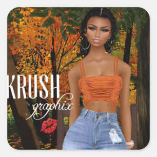 Adesivo Quadrado Krush Graphix, por Ahsek Novel Stickers 43