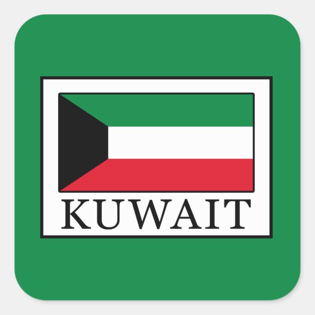 Adesivo Quadrado Kuwait (Frente)