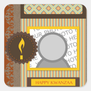 Adesivo Quadrado kwanzaa feliz (álbum)