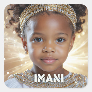 ADESIVO QUADRADO KWANZAA - IMANI -