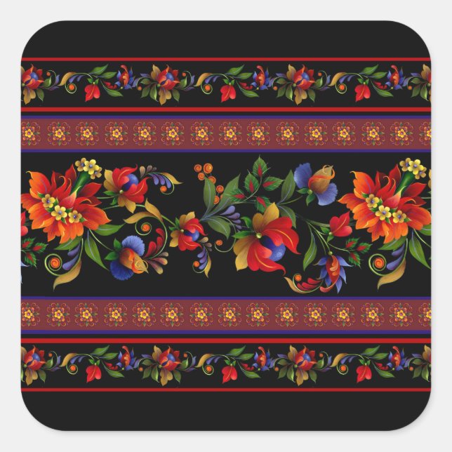 Adesivo Quadrado Kyiv Black (Frente)