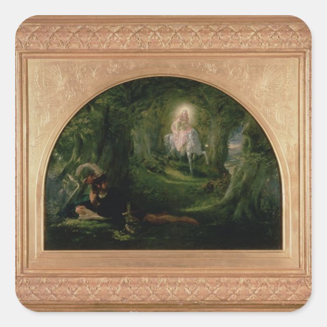 Adesivo Quadrado La Belle Dame Sans Merci (Frente)