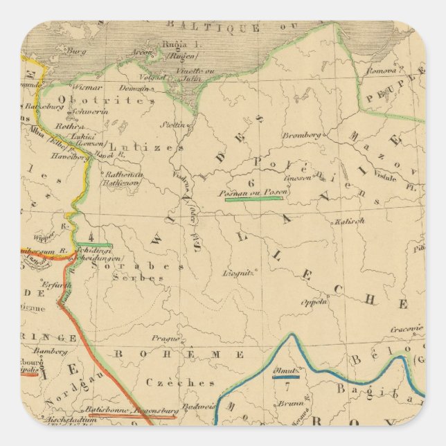 Adesivo Quadrado La Germanie 511 a 741 (Frente)