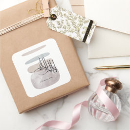 Adesivo Quadrado La ilaha illa Allah Arabic Calligraphy – Minimal