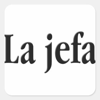 Adesivo Quadrado La jefa